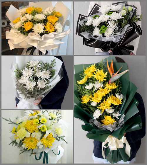 广东肇庆市高要区莲塘镇上察村白事花束代送